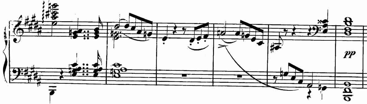  Liszt, Sonata in B minor, S. 178, measures 739-744, score at IMSLP 